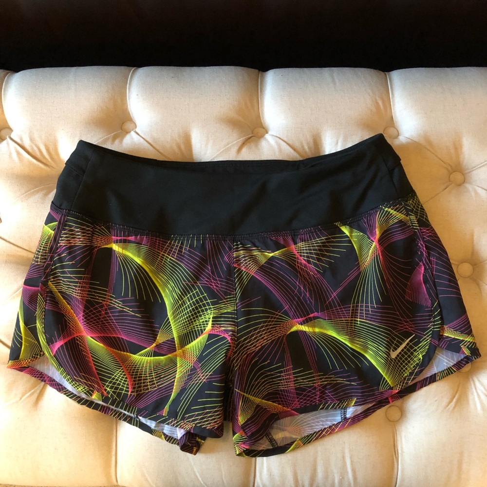 Nike Dri-Fit Printed Rival Running Shorts Sz Small